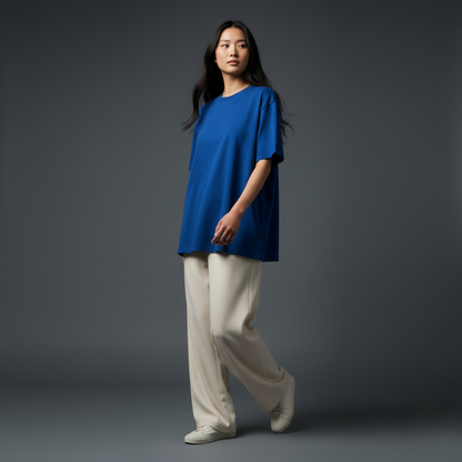 Royal Blue Oversized 240GSM heavy weight Unisex Classic T-Shirt