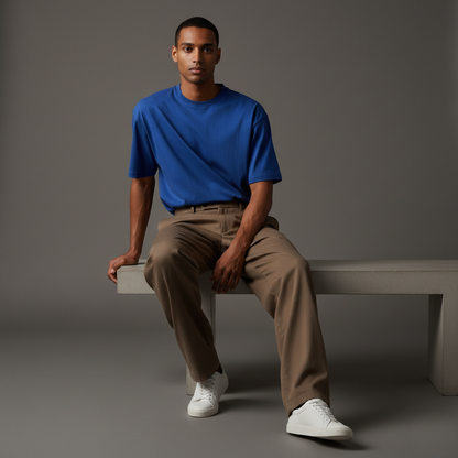 Royal Blue Oversized 240GSM heavy weight Unisex Classic T-Shirt