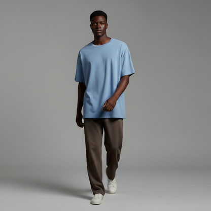 Baby Blue 240GSM heavy weight Unisex Oversized Classic T-Shirt