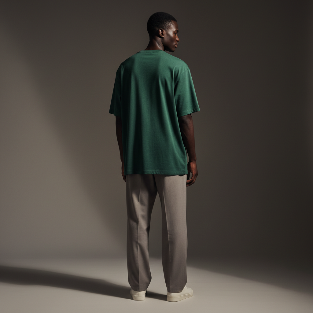 Bottle Green 240GSM heavy weight Unisex Oversized Classic T-Shirt