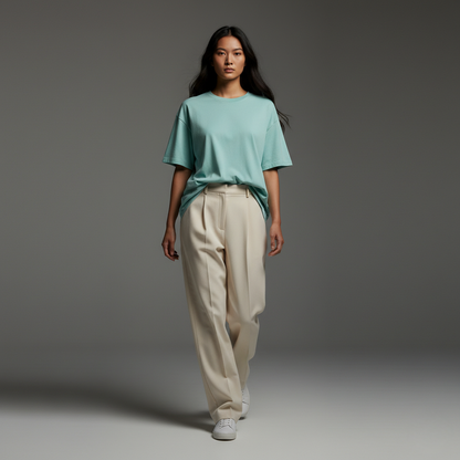 Mint 240GSM heavy weight Unisex Oversized Classic T-Shirt