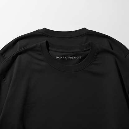 Black 240GSM heavy weight Unisex Oversized Classic T-Shirt