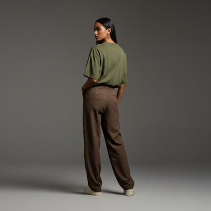 Olive Green 240GSM heavy weight Unisex Oversized Classic T-Shirt