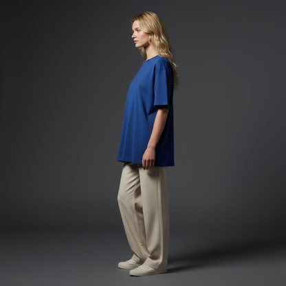 Royal Blue Oversized 240GSM heavy weight Unisex Classic T-Shirt