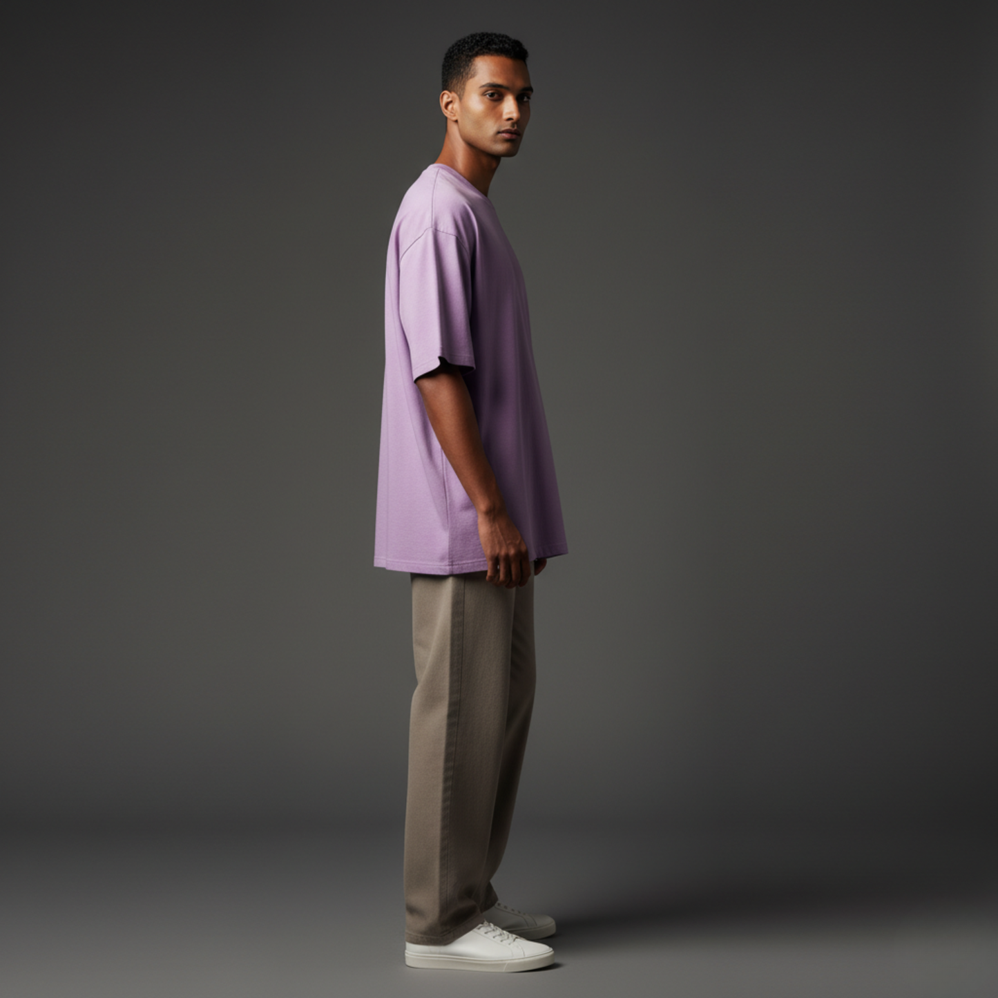 Lavender 240GSM heavy weight Unisex Oversized Classic T-Shirt