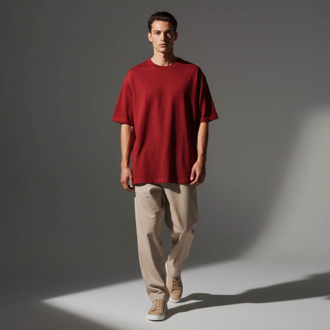 Red Oversized 240GSM heavy weight Unisex Classic T-Shirt