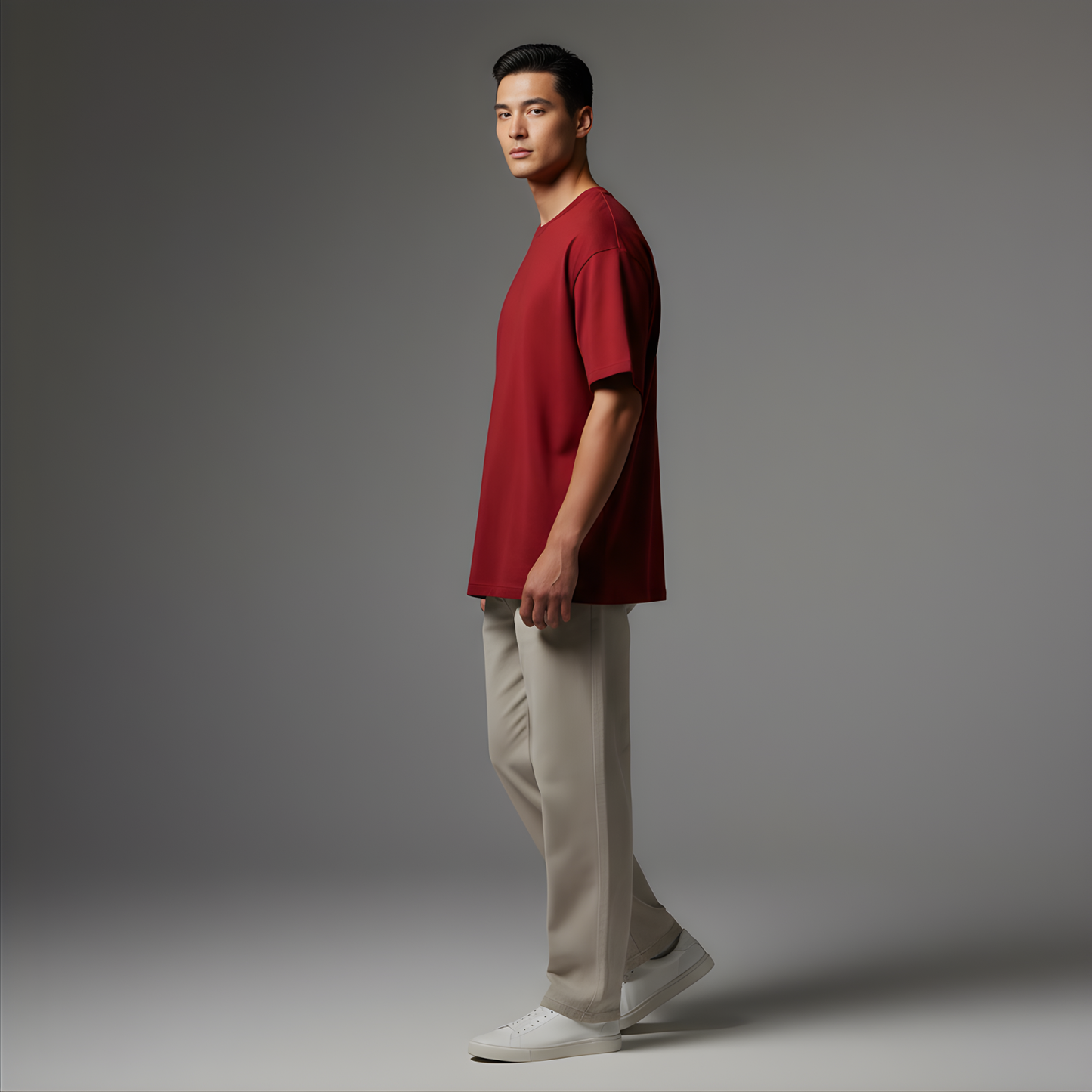 Red Oversized 240GSM heavy weight Unisex Classic T-Shirt